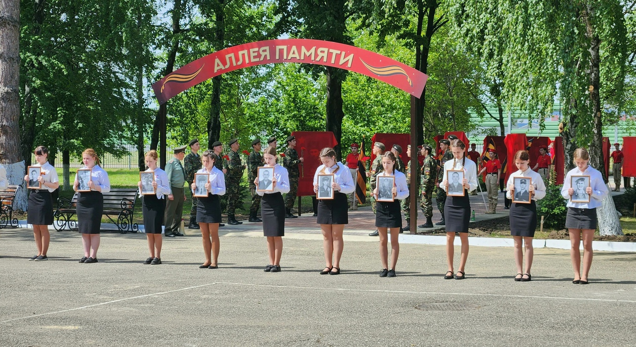 Отец Иоанн принял участие в открытии Аллеи Памяти