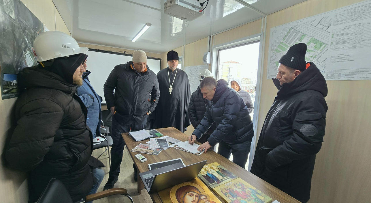 Встреча в храме Рождества Христова станицы Динской