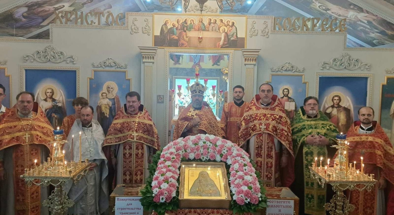 Благочинный Динского округа принял участие в престольном празднике храма святой Елисаветы в Краснодаре