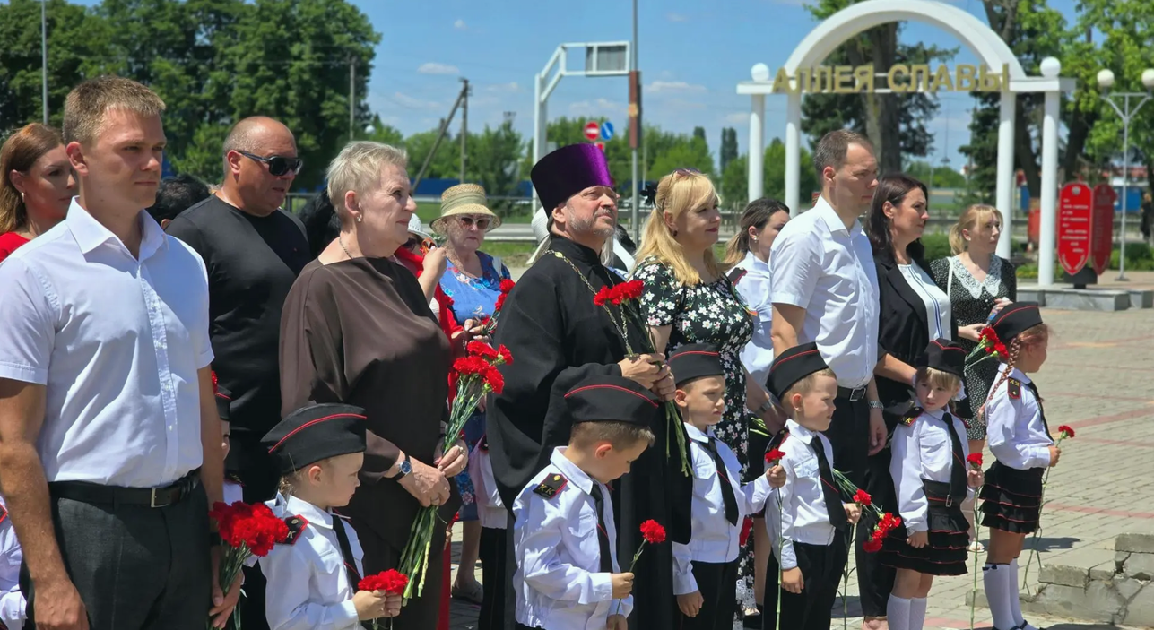 Всероссийская акция «Минута молчания» в станице Динской