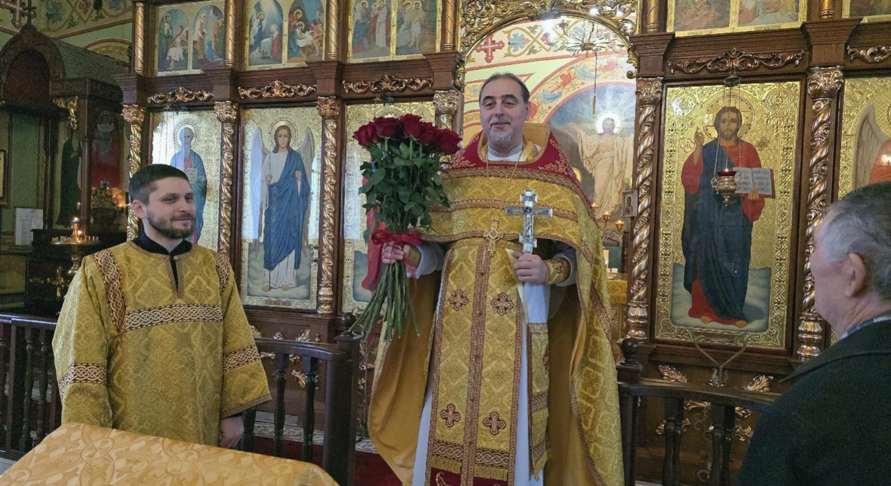 День интронизации Святейшего и годовщина настоятельского назначения протоиерея Иоанна Лапко в храме Святой Троицы