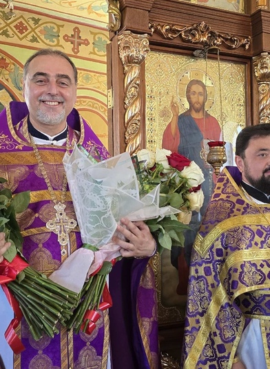 День рождения благочинного в праздник Изнесения Честных Древ Животворящего Креста Господня