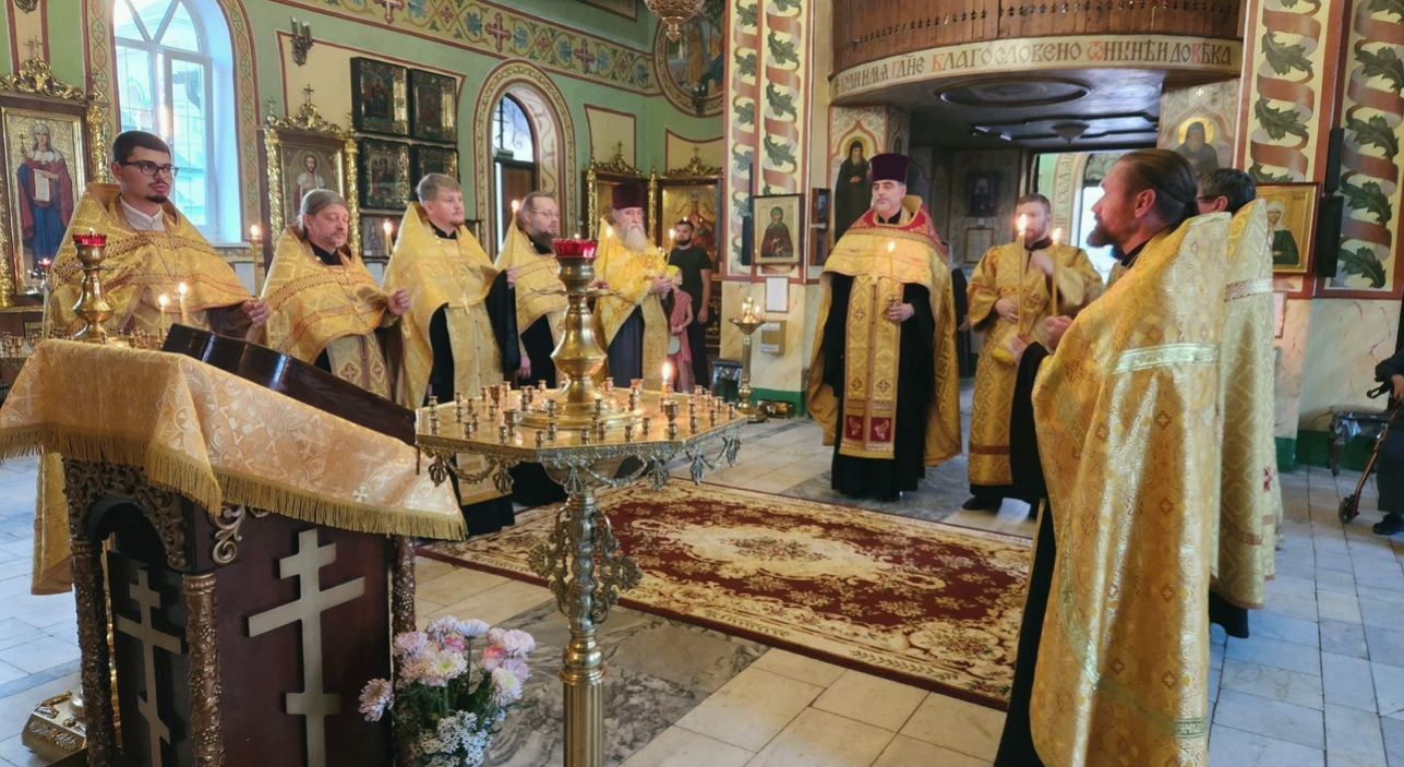 Соборное богослужение 14-го Динского районного благочиния