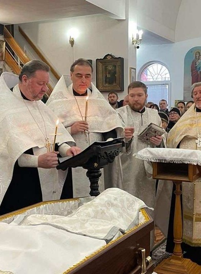 В последний путь проводили священнослужителя Динского района