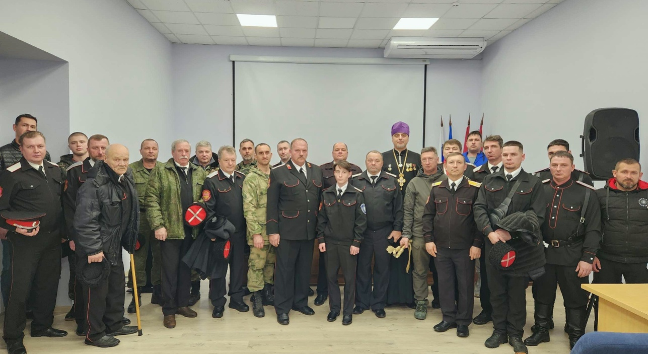 Благочинный принял участие в выборах атамана Динского хуторского казачьего общества