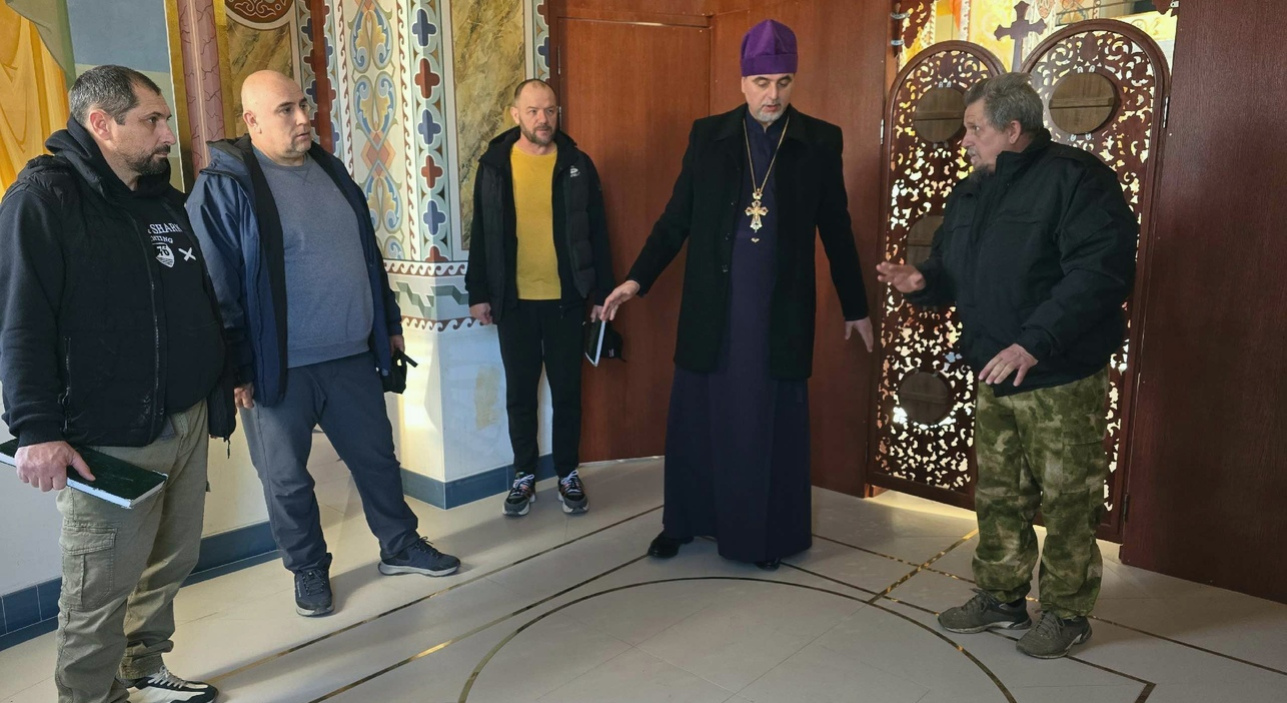 Визит благочинного в храм Иоанна Воина
