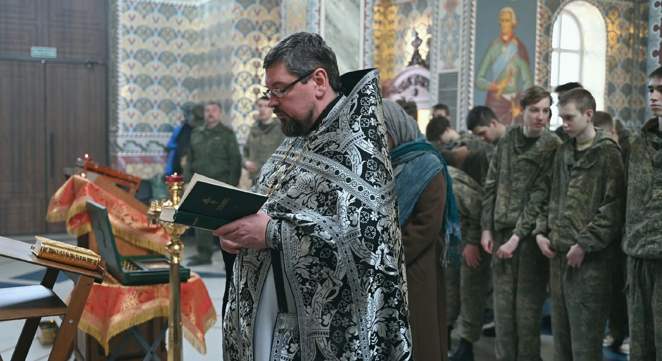 Духовное попечение о юных защитниках Отечества