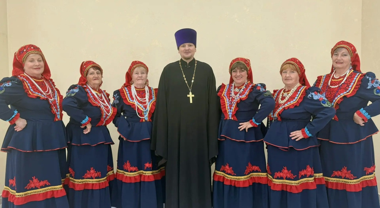 Священник принял участие в фестивале народной и казачьей песни, танцев и обрядов «Васюринский разгуляй».