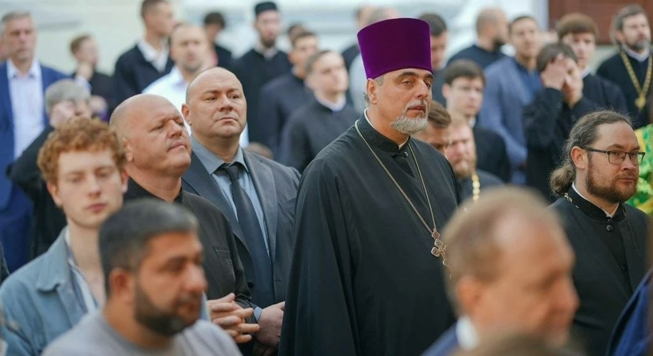 Благочинный 14-го Динского округа молился на Патриаршей Литургии в Троице-Сергиевой лавре