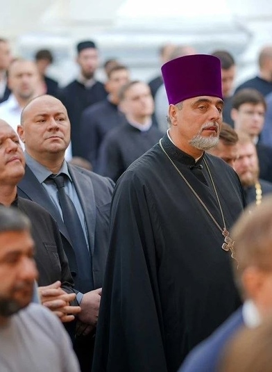 Благочинный 14-го Динского округа молился на Патриаршей Литургии в Троице-Сергиевой лавре