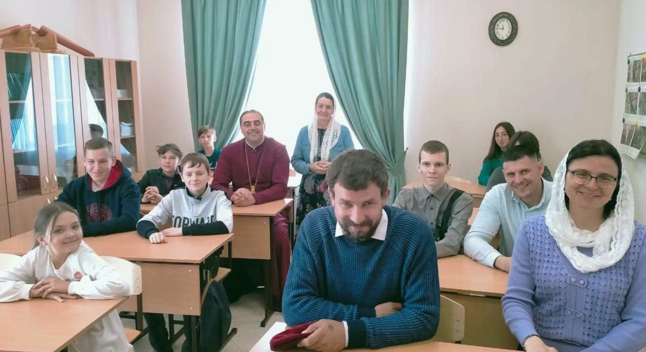 В воскресной школе 