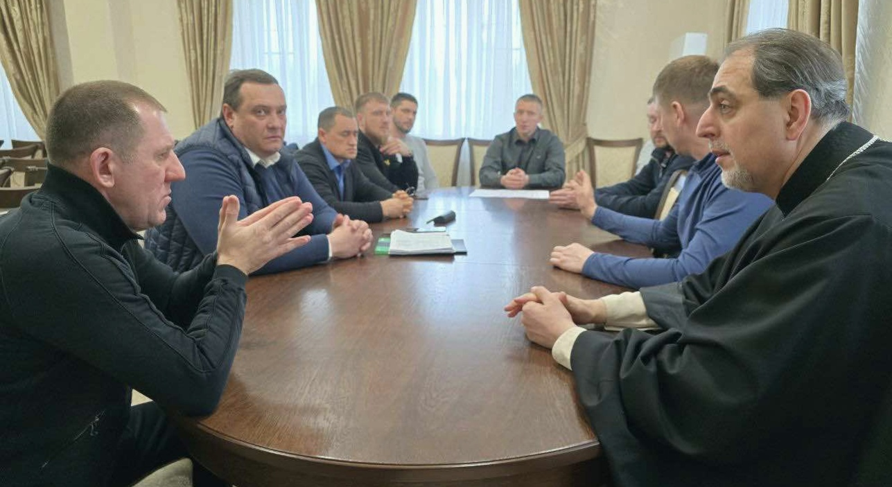Встреча благочинного с представителями компании ГК 