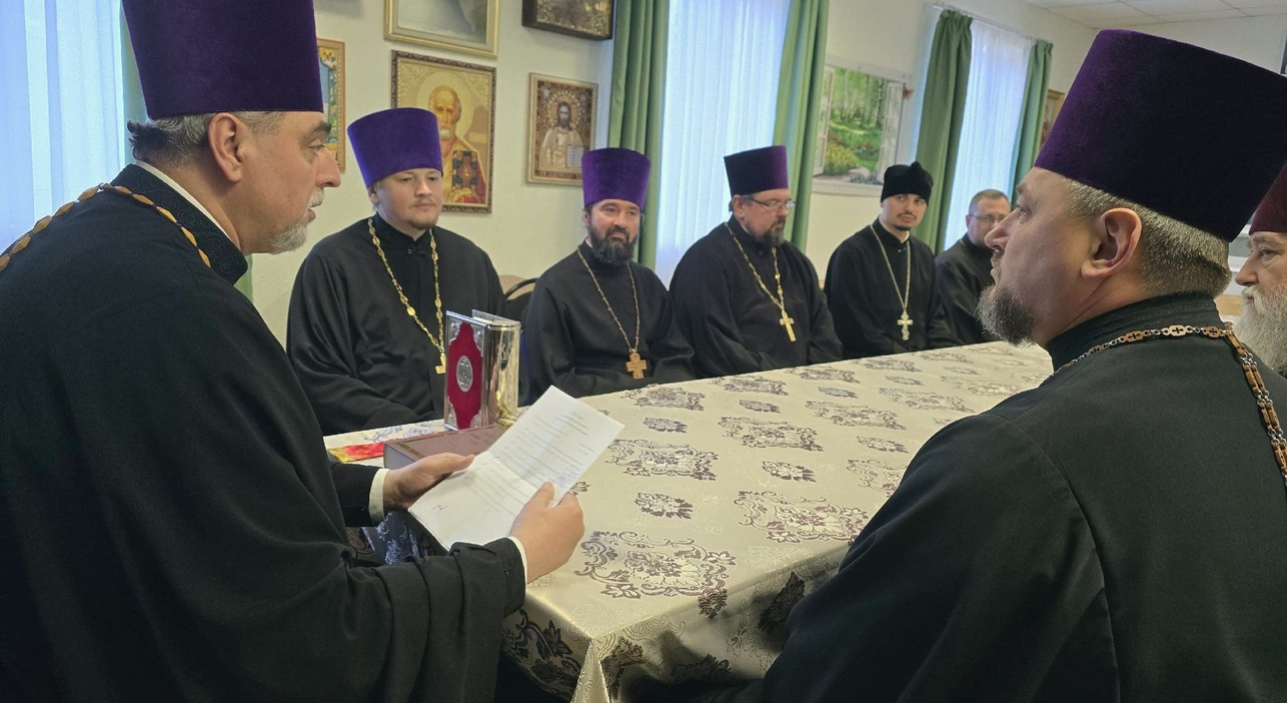 В Благовещенском храме поселка Агроном состоялось собрание духовенства 14-го Динского округа