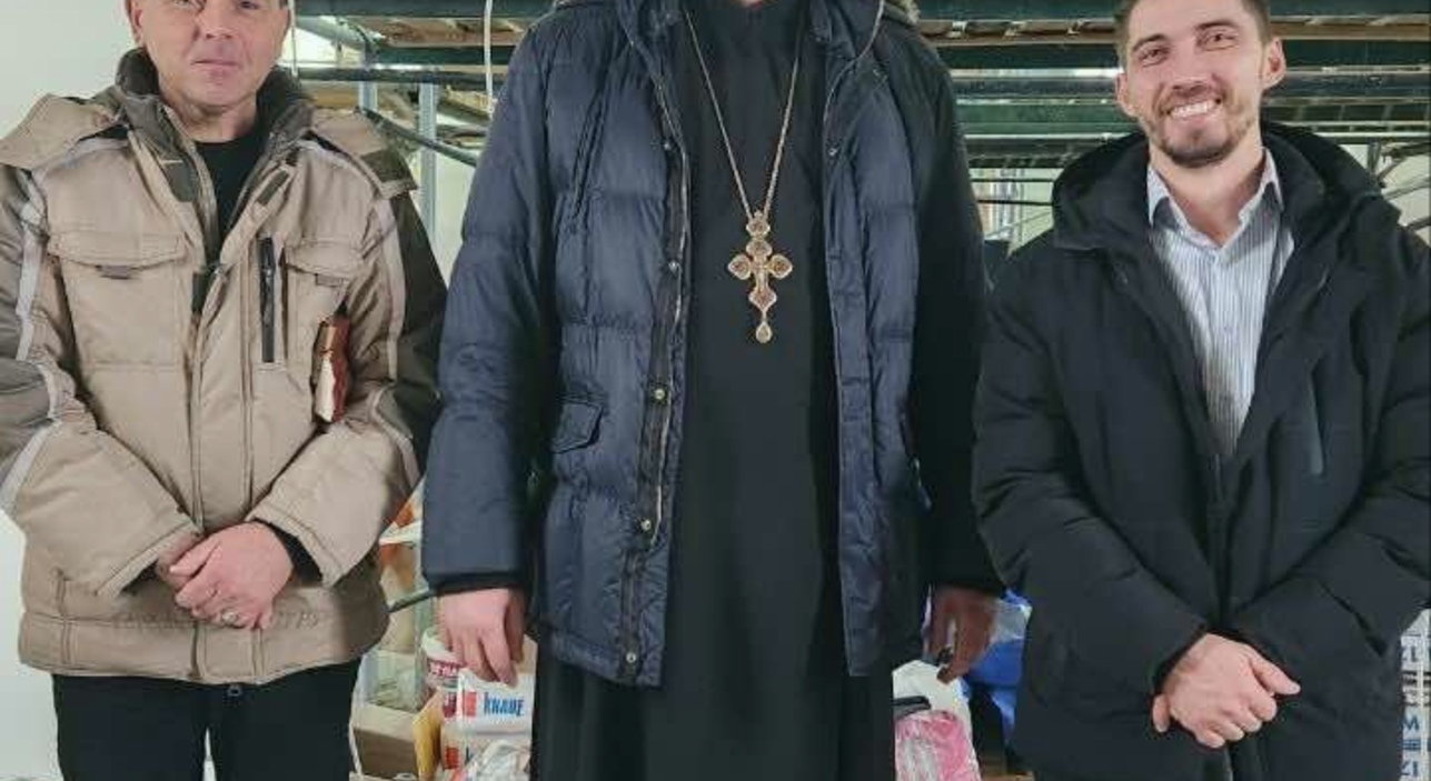 Рабочий визит благочинного в строящийся храм Иоанна Воина