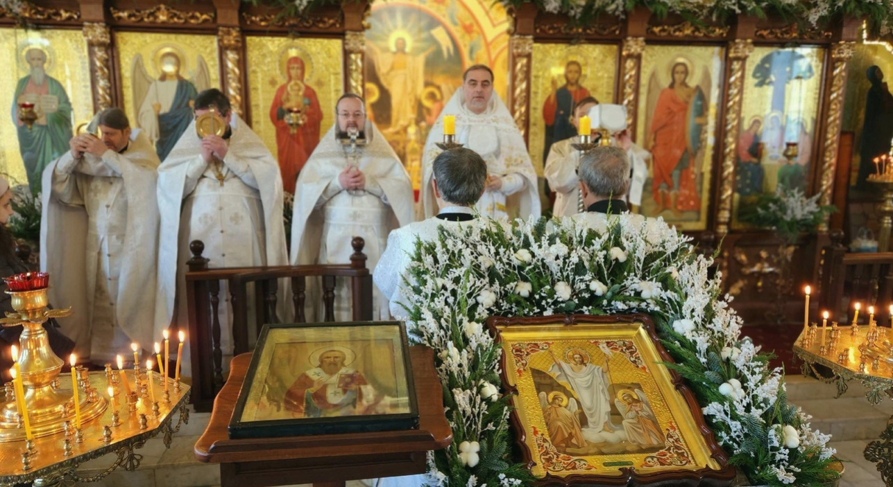 Праздник Обрезания Господня в храме Святой Троицы