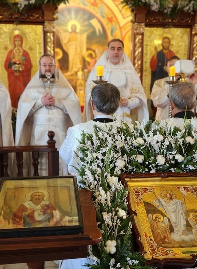 Праздник Обрезания Господня в храме Святой Троицы