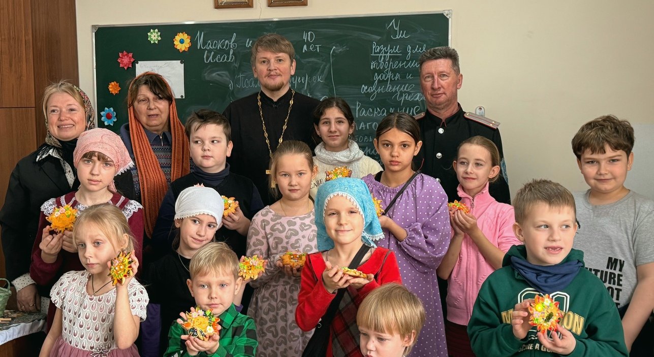 Мастер-класс в воскресной школе станицы Васюринской